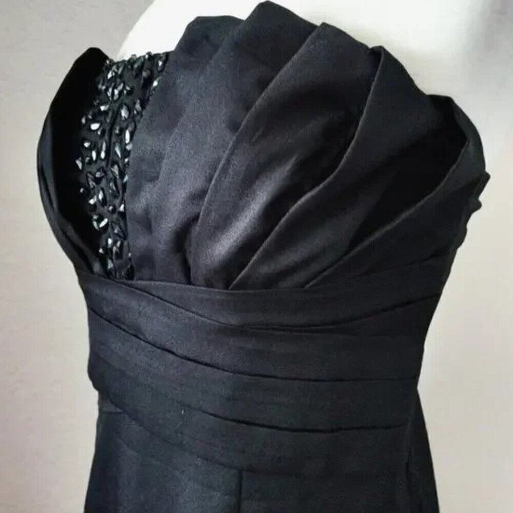 NWT Romeo & Juliet Couture Strapless Beaded Bodice Mini Dress Black M